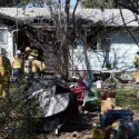 Off-duty police officer helps man, son escape house fire
