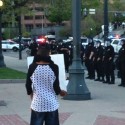 Protest in downtown Denver turns violent