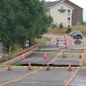 VIDEO: Sinkhole on Chestnut Street gets worse, contractor called in to evaluate
