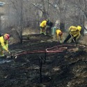 Two grass fires on the Springs west side, officials say one was intentionally set