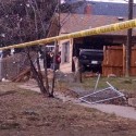 Truck slams into house, driver flees