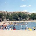 Red stains on shoreline closes Rock Canyon Swim Beach